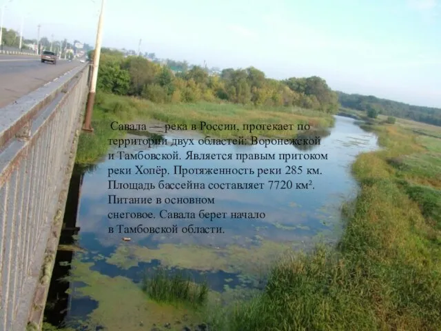 Савала — река в России, протекает по территории двух областей: Воронежской