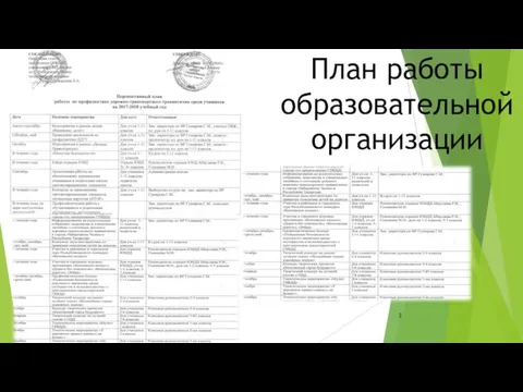 План работы образовательной организации 3