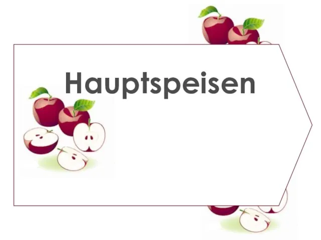 Hauptspeisen