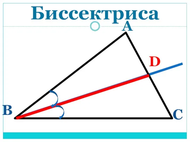 Биссектриса А В С D