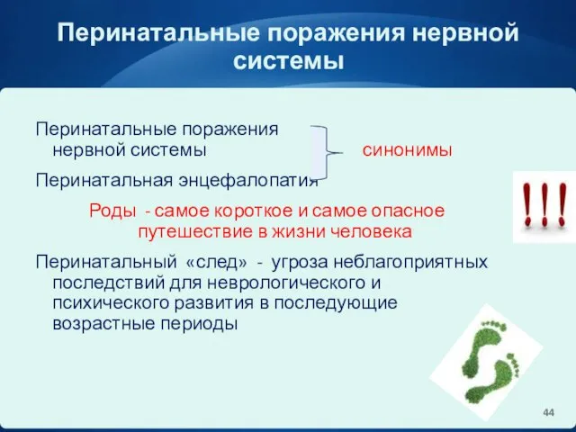 Перинатальные поражения нервной системы Перинатальные поражения нервной системы синонимы Перинатальная энцефалопатия