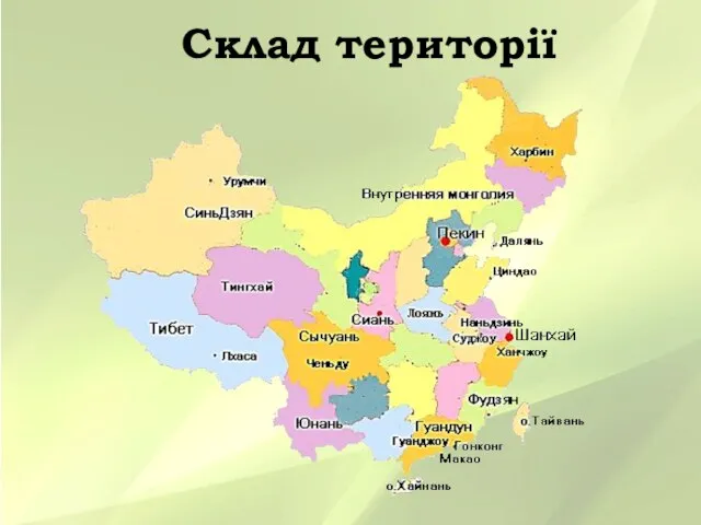 Склад території