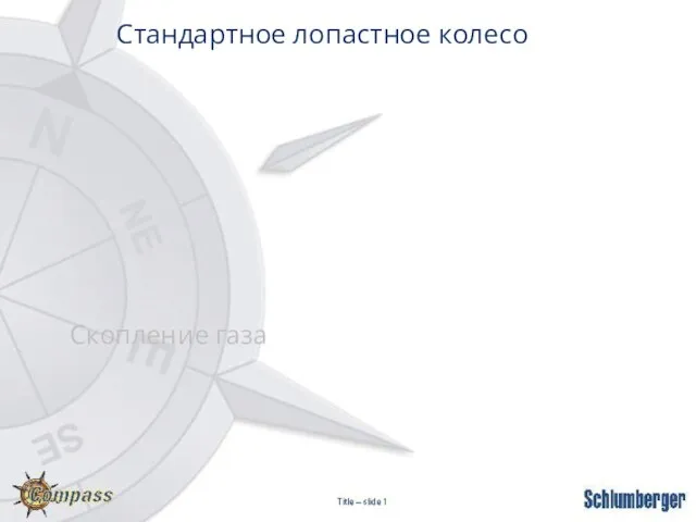 Стандартное лопастное колесо Скопление газа