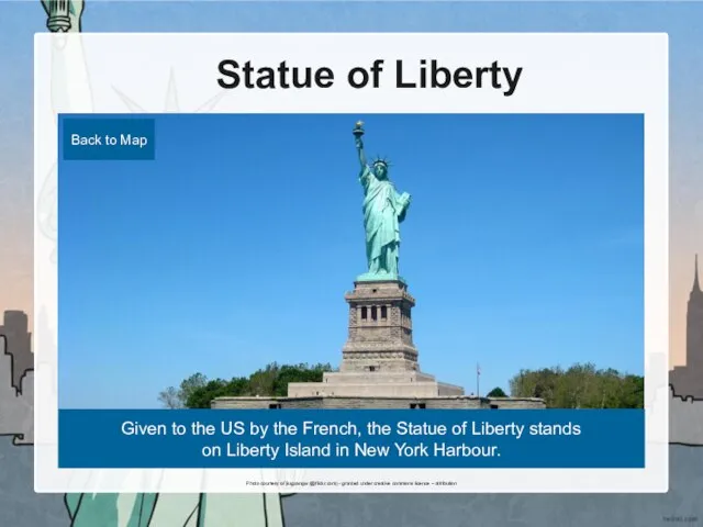 Statue of Liberty Given to the US by the French, the