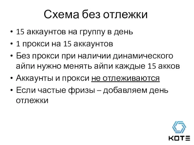 15 аккаунтов на группу в день 1 прокси на 15 аккаунтов