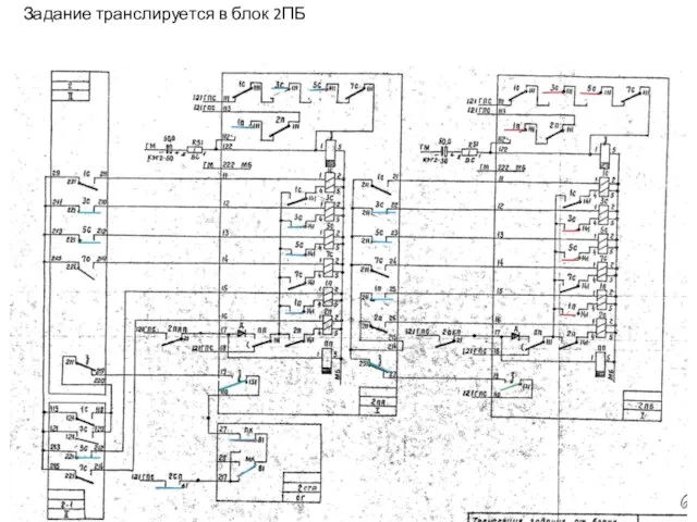 Задание транслируется в блок 2ПБ