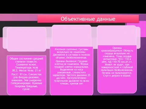 Объективные данные