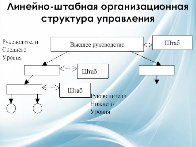 Линейно-штабная организационная структура управления