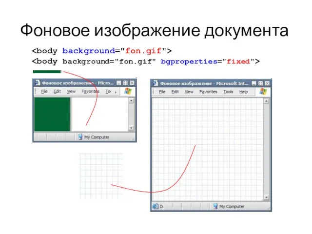 Фоновое изображение документа