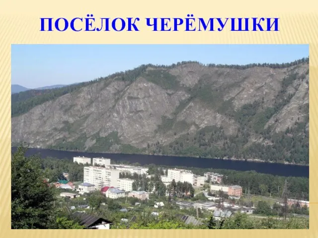 ПОСЁЛОК ЧЕРЁМУШКИ