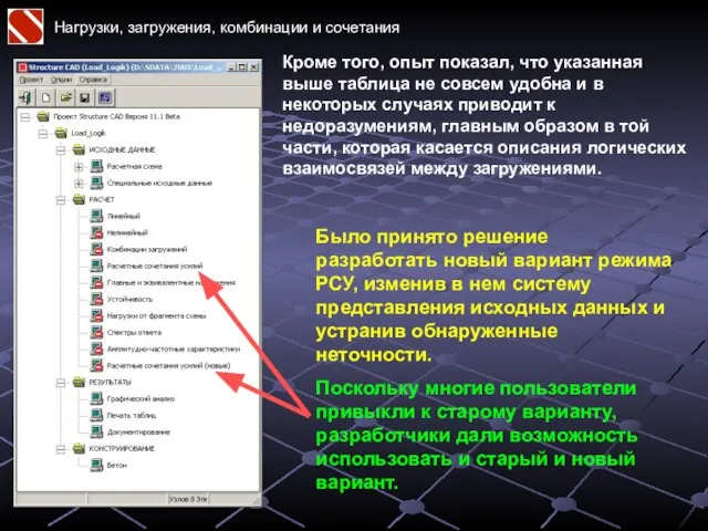 Нагрузки, загружения, комбинации и сочетания Кроме того, опыт показал, что указанная