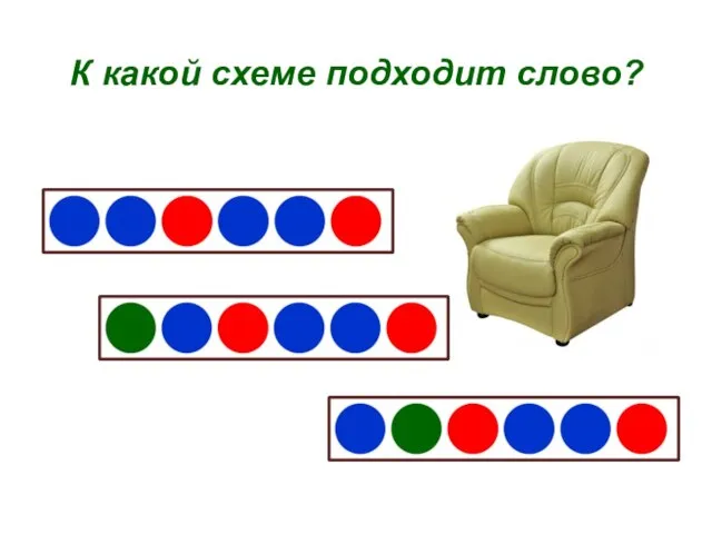 К какой схеме подходит слово?