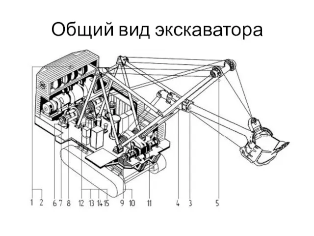 Общий вид экскаватора