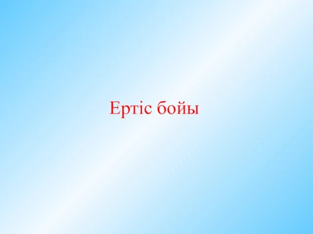 Ертіс бойы