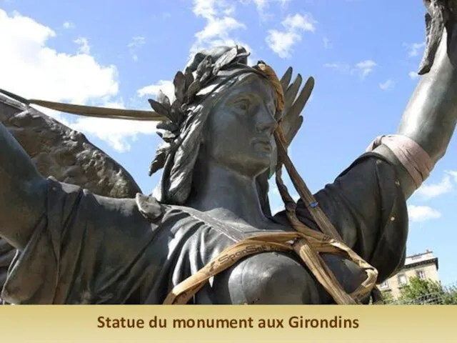 Statue du monument aux Girondins