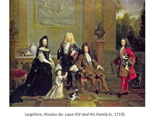 Largillière, Nicolas de: Louis XIV and His Family (c. 1710)