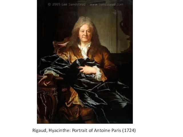 Rigaud, Hyacinthe: Portrait of Antoine Paris (1724)