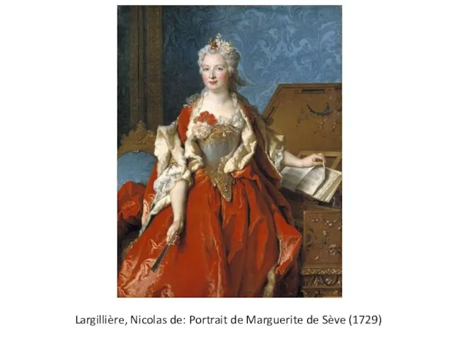 Largillière, Nicolas de: Portrait de Marguerite de Sève (1729)