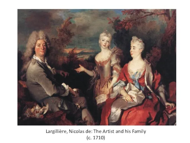 Largillière, Nicolas de: The Artist and his Family (c. 1710)