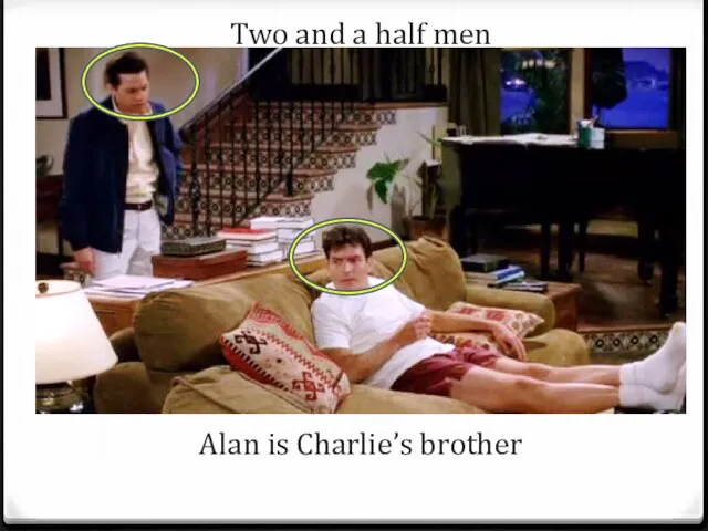 Two and a half men Alan is Charlie’s brother