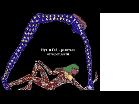 Нут и Геб - Нут и Геб - родители четырех детей