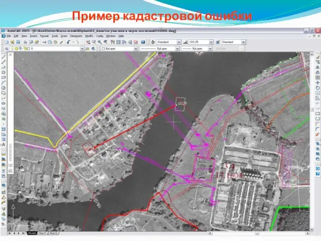 Пример кадастровой ошибки
