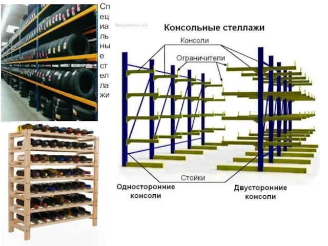 Специальные стеллажи