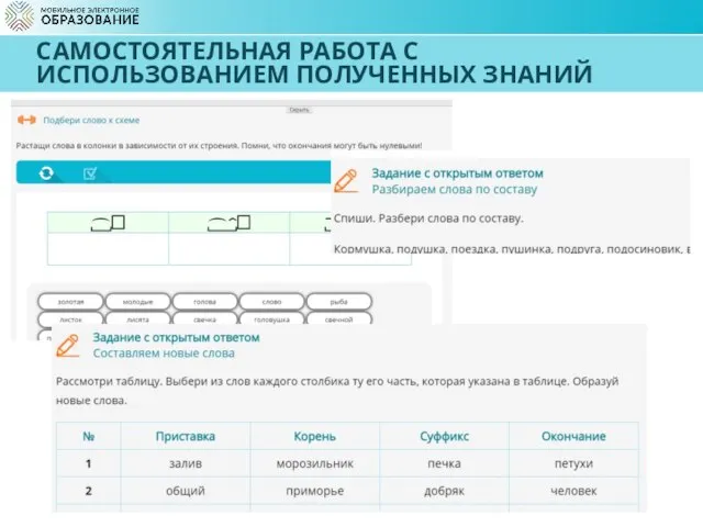 САМОСТОЯТЕЛЬНАЯ РАБОТА С ИСПОЛЬЗОВАНИЕМ ПОЛУЧЕННЫХ ЗНАНИЙ