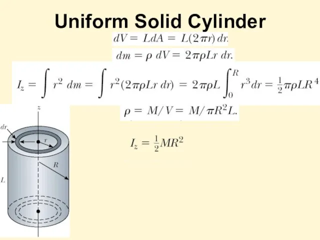 Uniform Solid Cylinder