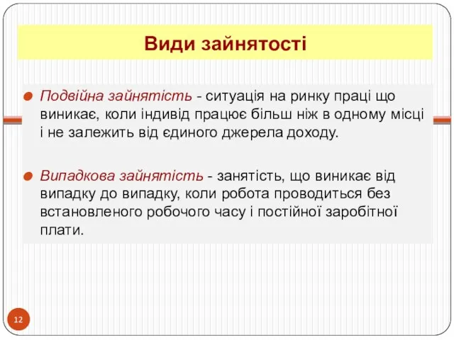 Подвійна зайнятість - ситуація на ринку праці що виникає, коли індивід