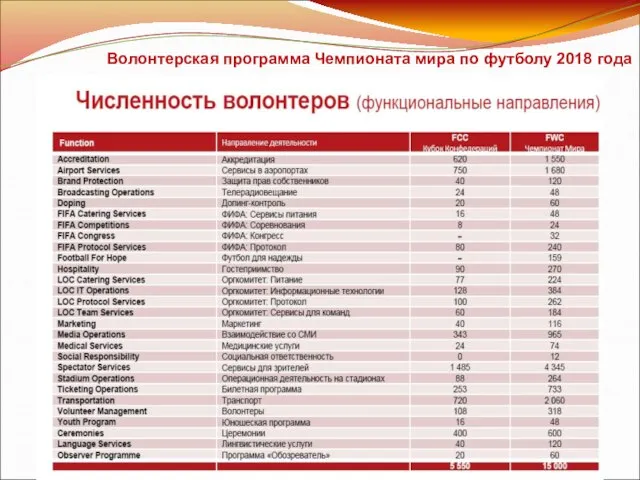 Волонтерская программа Чемпионата мира по футболу 2018 года