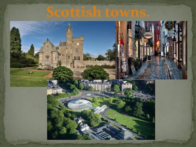 Scottish towns.