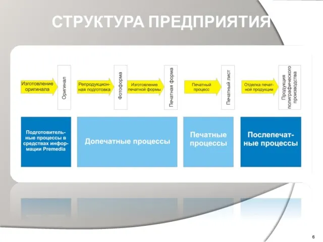 СТРУКТУРА ПРЕДПРИЯТИЯ