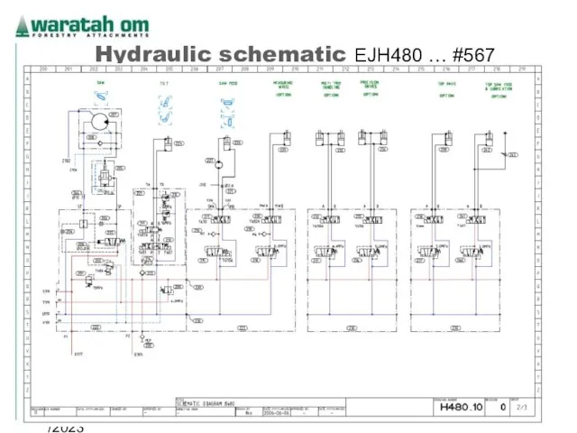 08/02/2023 Waratah OM 2005 Hydraulic schematic EJH480 … #567