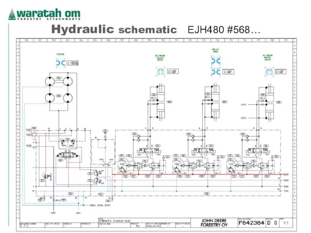 08/02/2023 Waratah OM 2005 Hydraulic schematic EJH480 #568…