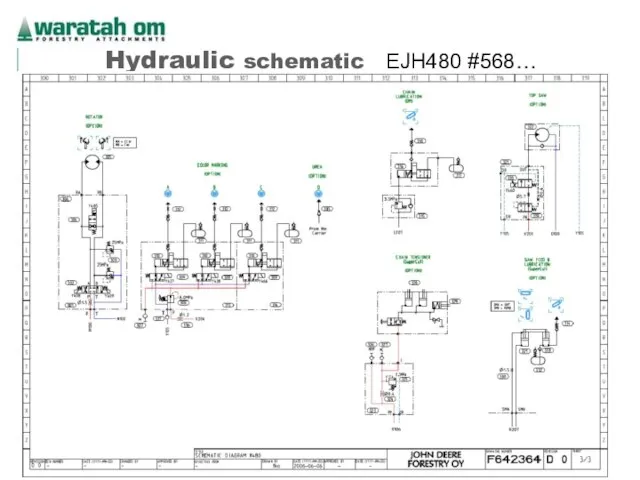 08/02/2023 Waratah OM 2005 Hydraulic schematic EJH480 #568…