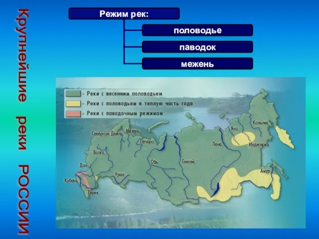 Крупнейшие реки РОССИИ