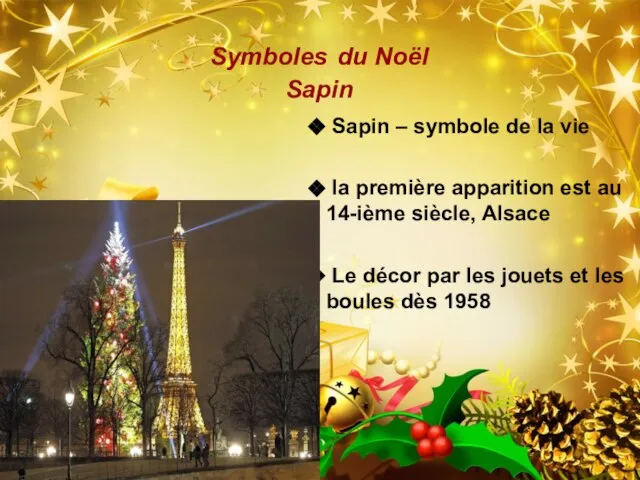 Symboles du Noël Sapin Sapin – symbole de la vie la