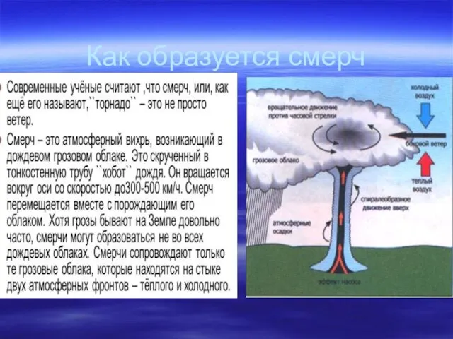 Как образуется смерч