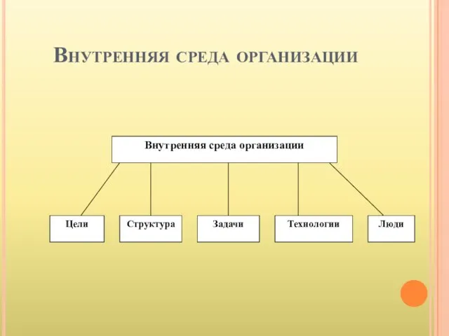 Внутренняя среда организации