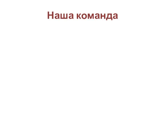 Наша команда