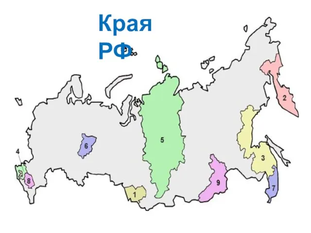 Края РФ