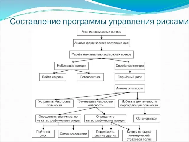 Составление программы управления рисками