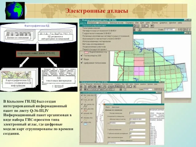 В Кольском ГИЛЦ был создан интегрированный информационный пакет по листу Q-36-III,IV