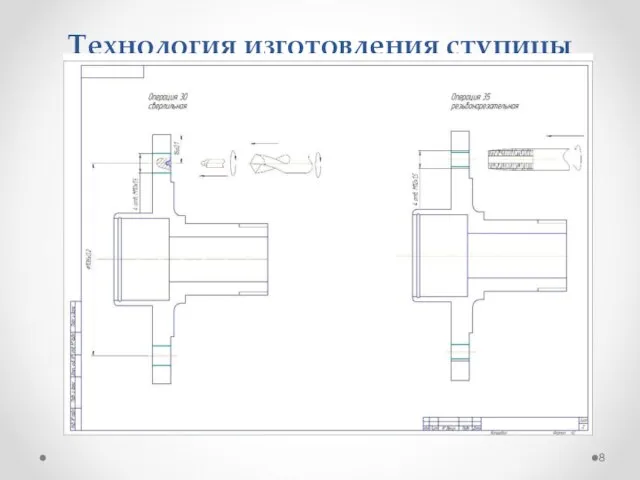 Технология изготовления ступицы