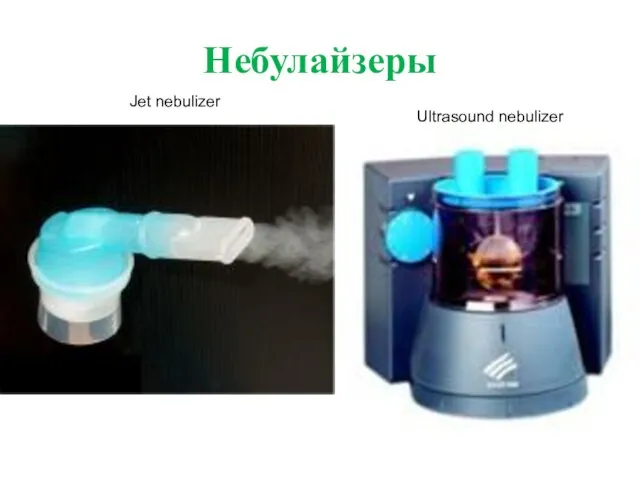 Небулайзеры Ultrasound nebulizer Jet nebulizer Ultrasound nebulizer