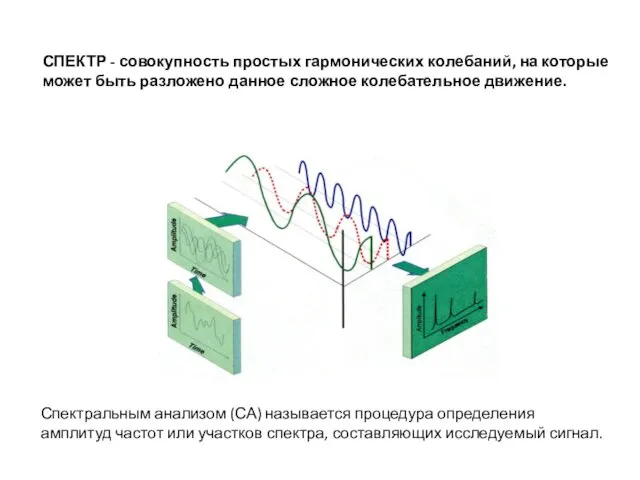 СПЕКТР - совокупность простых гармонических колебаний, на которые может быть разложено