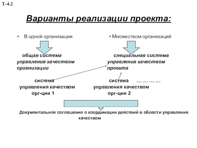 Варианты реализации проекта: В одной организации • Множеством организаций общая система