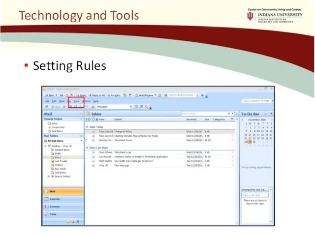 Technology and Tools Setting Rules