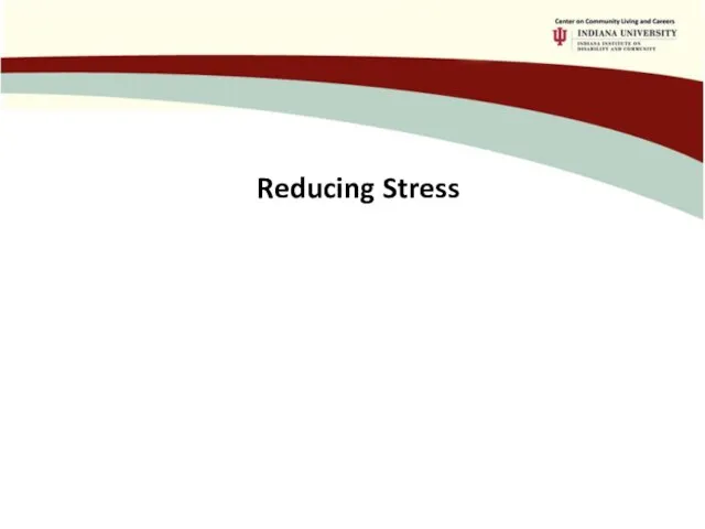 Reducing Stress